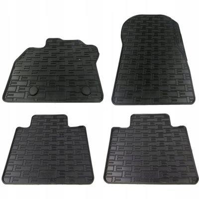 Rubber matten passend voor Renault Zoe 2012-2018 & 2019- (4-delig + montagesysteem) CKRRE01
