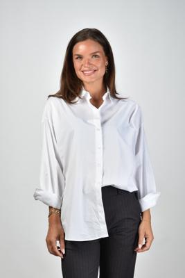 Academia blouse Giorgia 1061-000 unito bianco