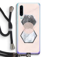 Creatieve toets: Huawei P30 Transparant Hoesje met koord