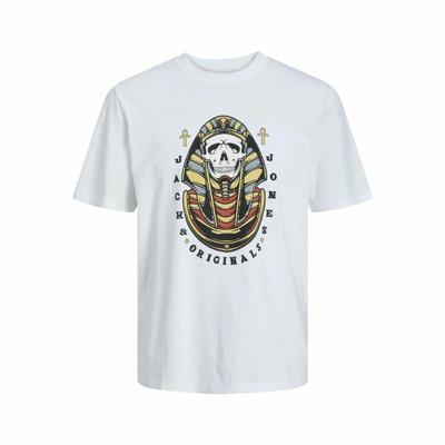 T-Shirt met Korte Mouwen voor kinderen Jack & Jones Jorheavens Wit - Maat: 164