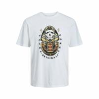 T-Shirt met Korte Mouwen voor kinderen Jack & Jones Jorheavens Wit - Maat: 164