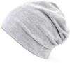 Brain Waves BW8021 Organic Cotton 24/7 Beanie - Heather Light Grey - One Size