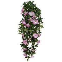 Kunstplant Petunia - lichtroze - 80 cm - kunst hangplanten