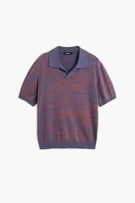 Jacquard polo - BROWN - L