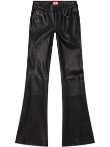 Diesel pantalon L-Stellar en cuir - Noir