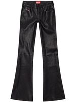 Diesel pantalon L-Stellar en cuir - Noir - thumbnail