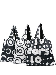 10 CORSO COMO sac cabas à design réversible - Noir