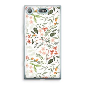 Sweet little flowers: Sony Xperia XZ1 Compact Transparant Hoesje