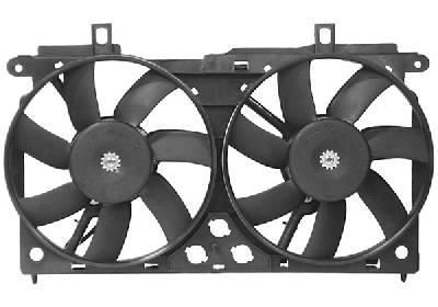 KADER + DUBBELE KOELVENTILATOR Volledig met 2 schroeven 0951749