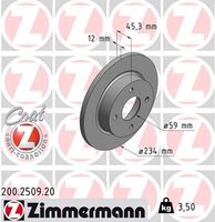 Remschijf Coat Z 200250920