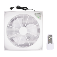 Ceilingflow Plafondventilator - 130m3/h - Wit - Met Afstandsbediening