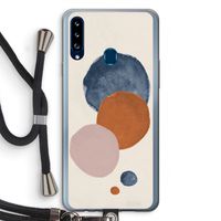 Geo #4: Samsung Galaxy A20s Transparant Hoesje met koord