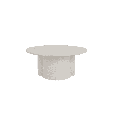 Tower Living Ronde Salontafel 'Mello' 90cm, kleur Wit