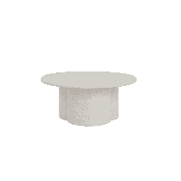 Tower Living Ronde Salontafel 'Mello' 90cm, kleur Wit