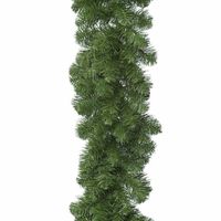 Decoris Kerstslinger-guirlande - groen - dennen - 270 cm - thumbnail
