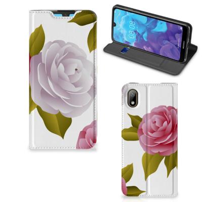 Huawei Y5 (2019) Smart Cover Roses Huawei Y5 (2019) Smart Cover Roses