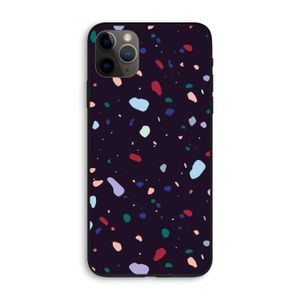 Dark Rounded Terrazzo: iPhone 11 Pro Max Biologisch afbreekbaar hoesje