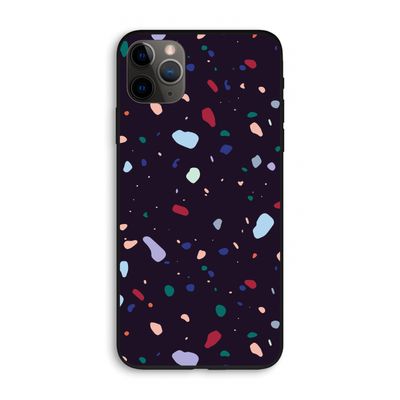 Dark Rounded Terrazzo: iPhone 11 Pro Max Biologisch afbreekbaar hoesje