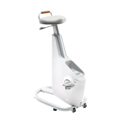 LifeSpan Ampera Under Desk Bike - Glacier White