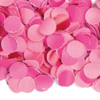 Carnaval strooi confetti - lichtroze - papier - 100 gram - confetti