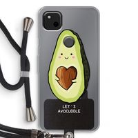 Avocuddle: Pixel 4a Transparant Hoesje met koord