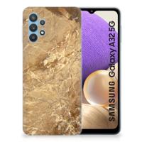 Samsung Galaxy A32 5G | TPU | Siliconen hoesje | Marmer Creme