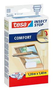 tesa COMFORT Vliegenhor voor dakraam UV-lamp (b x h) 1200 mm x 1400 mm Wit 1 stuk(s)