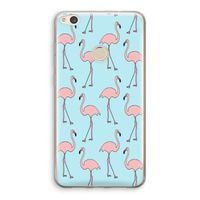 Anything Flamingoes: Huawei Ascend P8 Lite (2017) Transparant Hoesje