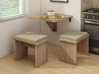 Uitklapbare eettafel HOMINI 70 cm sonoma