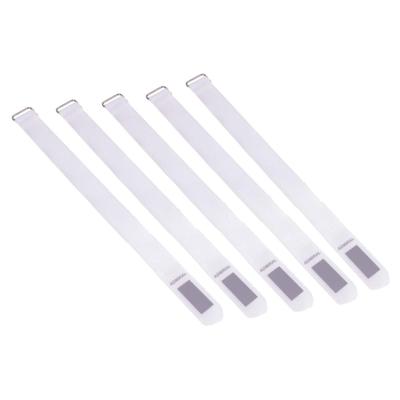 Admiral Cable Wrap kabelbinder 25x380mm wit (set van 5 stuks)