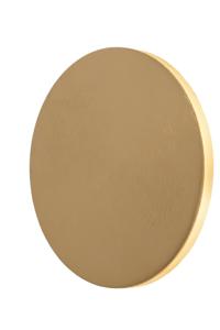 Lucide EKLYPS LED - Wandlamp - Ø 15 cm - LED - 1x7W 3000K - Mat Goud / Messing