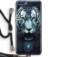 Darkness Tiger: Huawei P Smart (2018) Transparant Hoesje met koord