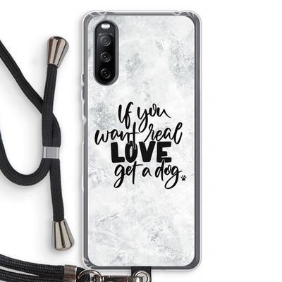 Partner in crime: Sony Sony Xperia 10 III Transparant Hoesje met koord