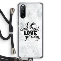 Partner in crime: Sony Sony Xperia 10 III Transparant Hoesje met koord