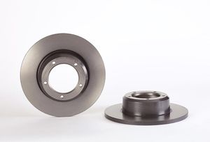 Remschijf COATED DISC LINE BREMBO, Remschijftype: Massief, u.a. für Land Rover