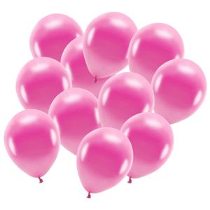 Party ballonnen - biologisch afbreekbaar - 200x - fuchsia - milieuvriendelijke feestversiering