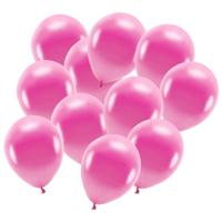 Party ballonnen - biologisch afbreekbaar - 200x - fuchsia - milieuvriendelijke feestversiering - thumbnail