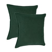 Bank/sierkussens Sophia - 2x stuks - 45 x 45 cm - polyester met rits - thumbnail