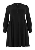 Yoek Jurk grandad collar | Zwart | Maat 58/60