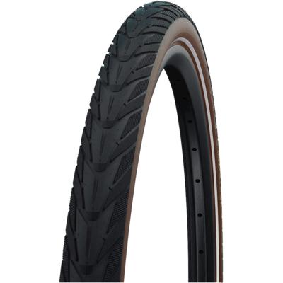 Schwalbe energizer plus 50-622 28x2.00 zwart / coffee bruin reflectie hs492 (label)