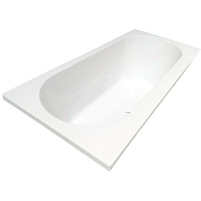 Xellanz Portus RD Inbouw Duo Ligbad - 190x90x49cm - Acryl - Glans Wit