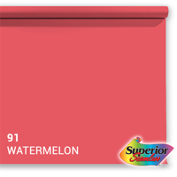 Superior Achtergrondpapier 91 Watermelon 2,72 x 11m - thumbnail