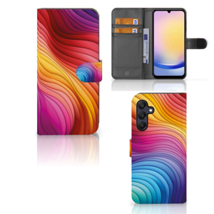 Book Case voor Samsung Galaxy A25 Regenboog