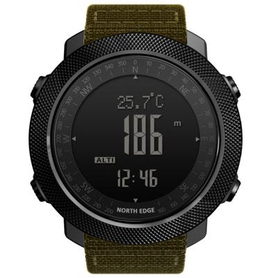 NORTH EDGE multifunctionele waterdichte outdoor sport elektronische Smart Watch ondersteuning Vochtigheidsmeting/weersvoorspelling/snelheidsmeting (k