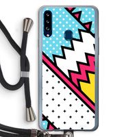 Pop Art #2: Samsung Galaxy A20s Transparant Hoesje met koord