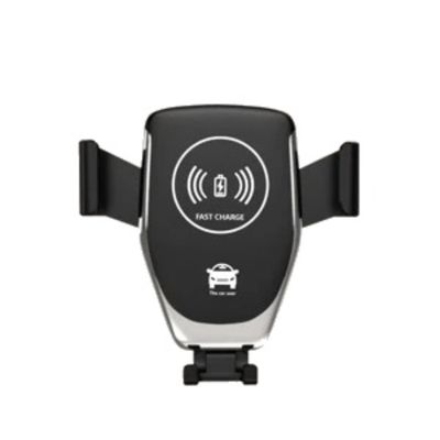 DIH Telefoonhouder/ Snellader met QI Lader - 10 Watt - Zwart DIH Telefoonhouder/ Snellader met QI Lader - 10 Watt - Zwart