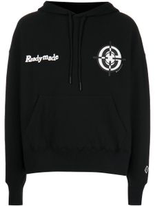 Readymade hoodie en coton à imprimé graphique - Noir