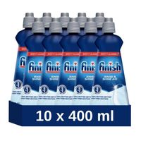 Finish Glansspoelmiddel - 400 ml - Voor glans + bescherming - 10 stuks - Voordeelverpakking