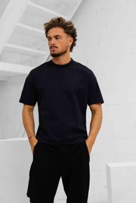 Richesse Essential T-Shirt Heren Donkerblauw - Maat M - Kleur: Donkerblauw | Soccerfanshop