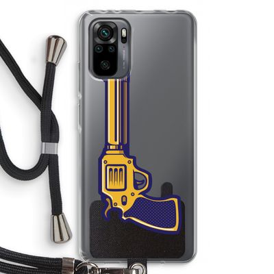Pew Pew Pew: Xiaomi Redmi Note 10 Pro Transparant Hoesje met koord